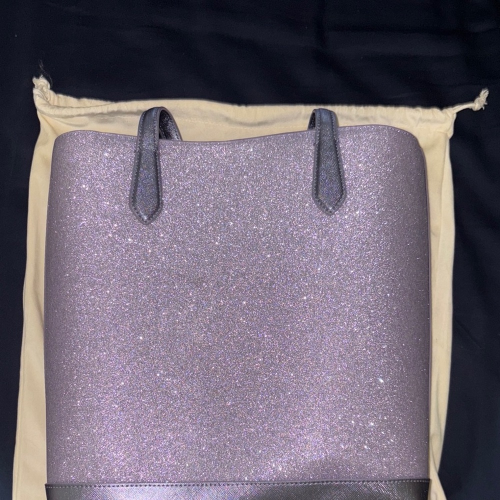 Kate Spade Glittery Purple Tote - Picture 5 of 6